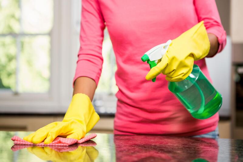 spraying cleaning house service